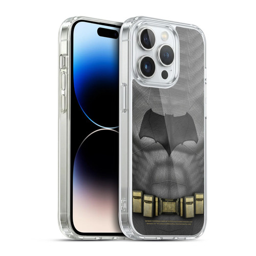 Batman V Superman: Dawn of Justice Graphics Batman Costume Soft Gel Case for Apple iPhone 14 Pro & MagSafe