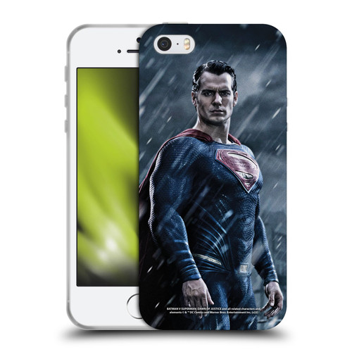 Batman V Superman: Dawn of Justice Graphics Superman Soft Gel Case for Apple iPhone 5 / 5s / iPhone SE 2016