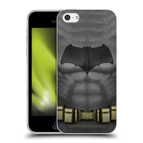 Batman V Superman: Dawn of Justice Graphics Batman Costume Soft Gel Case for Apple iPhone 5c