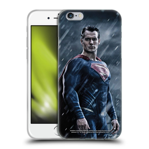 Batman V Superman: Dawn of Justice Graphics Superman Soft Gel Case for Apple iPhone 6 / iPhone 6s