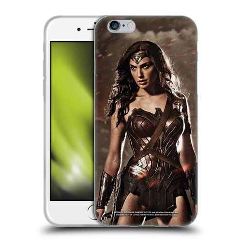 Batman V Superman: Dawn of Justice Graphics Wonder Woman Soft Gel Case for Apple iPhone 6 / iPhone 6s