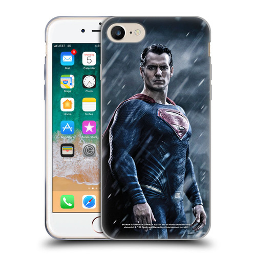 Batman V Superman: Dawn of Justice Graphics Superman Soft Gel Case for Apple iPhone 7 / 8 / SE 2020 & 2022
