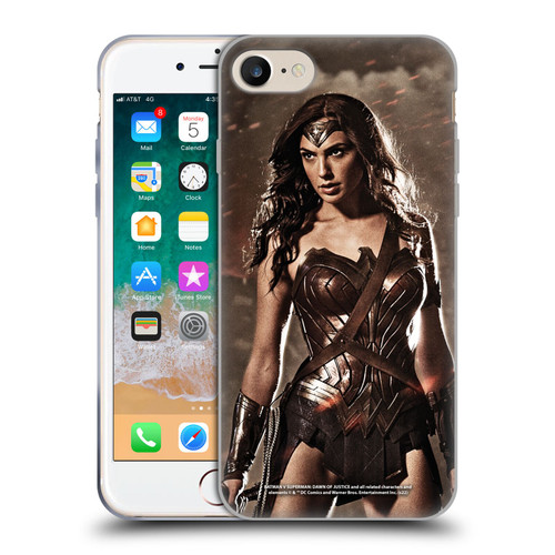 Batman V Superman: Dawn of Justice Graphics Wonder Woman Soft Gel Case for Apple iPhone 7 / 8 / SE 2020 & 2022