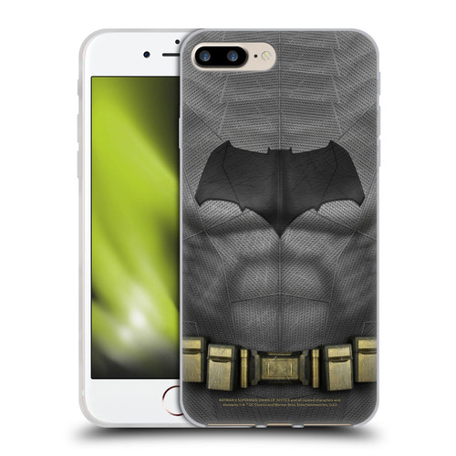 Batman V Superman: Dawn of Justice Graphics Batman Costume Soft Gel Case for Apple iPhone 7 Plus / iPhone 8 Plus