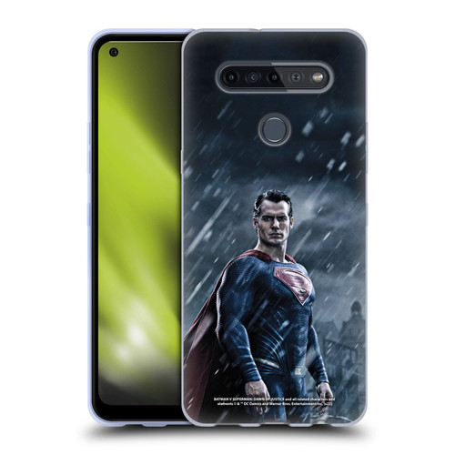 Batman V Superman: Dawn of Justice Graphics Superman Soft Gel Case for LG K51S