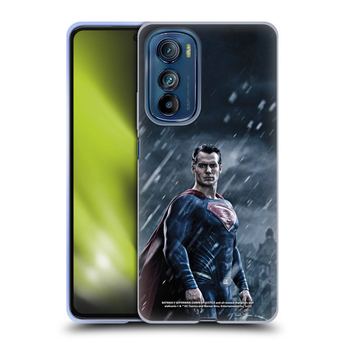 Batman V Superman: Dawn of Justice Graphics Superman Soft Gel Case for Motorola Edge 30