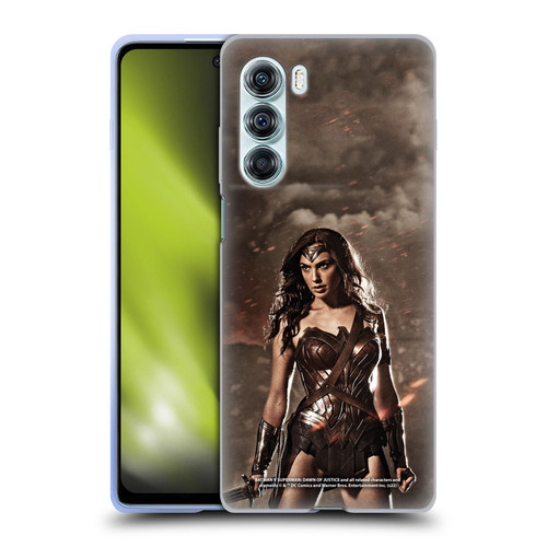 Batman V Superman: Dawn of Justice Graphics Wonder Woman Soft Gel Case for Motorola Edge S30 / Moto G200 5G