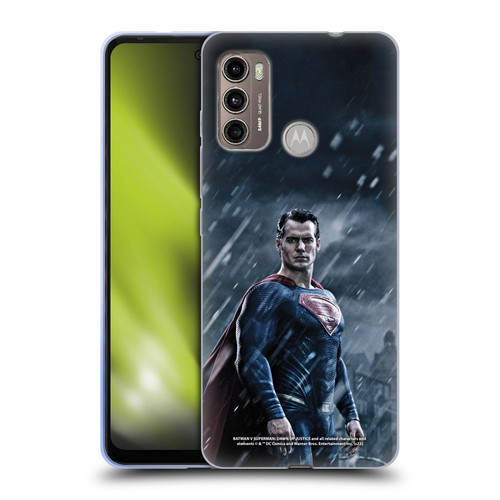 Batman V Superman: Dawn of Justice Graphics Superman Soft Gel Case for Motorola Moto G60 / Moto G40 Fusion