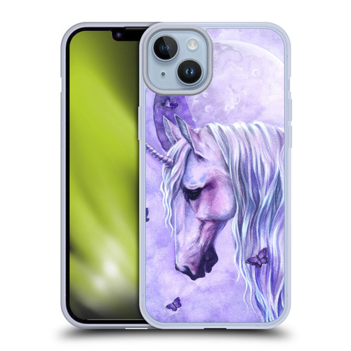 Selina Fenech Unicorns Moonlit Magic Soft Gel Case for Apple iPhone 14 Plus