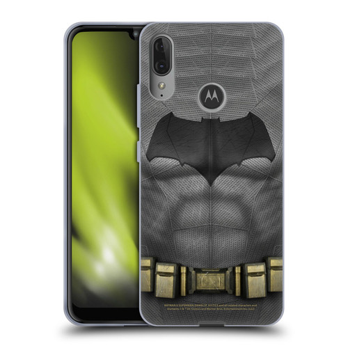 Batman V Superman: Dawn of Justice Graphics Batman Costume Soft Gel Case for Motorola Moto E6 Plus