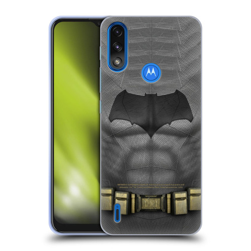 Batman V Superman: Dawn of Justice Graphics Batman Costume Soft Gel Case for Motorola Moto E7 Power / Moto E7i Power