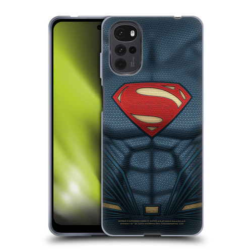 Batman V Superman: Dawn of Justice Graphics Superman Costume Soft Gel Case for Motorola Moto G22