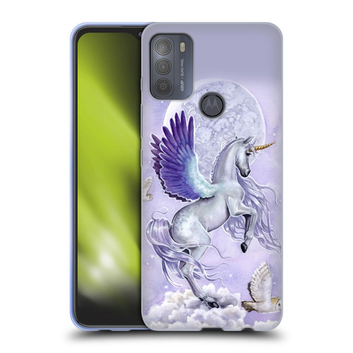 Selina Fenech Unicorns Moonshine Soft Gel Case for Motorola Moto G50