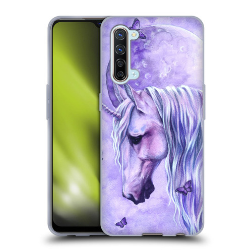 Selina Fenech Unicorns Moonlit Magic Soft Gel Case for OPPO Find X2 Lite 5G