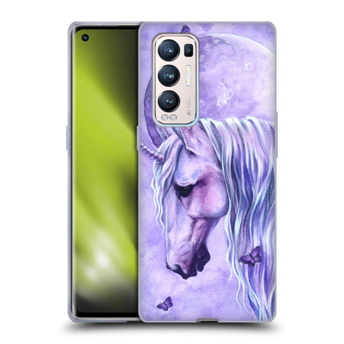 Selina Fenech Unicorns Moonlit Magic Soft Gel Case for OPPO Find X3 Neo / Reno5 Pro+ 5G