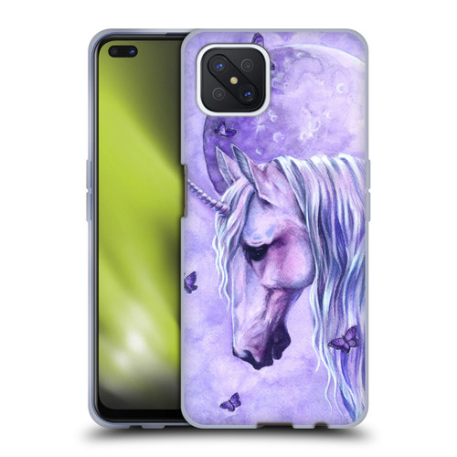 Selina Fenech Unicorns Moonlit Magic Soft Gel Case for OPPO Reno4 Z 5G