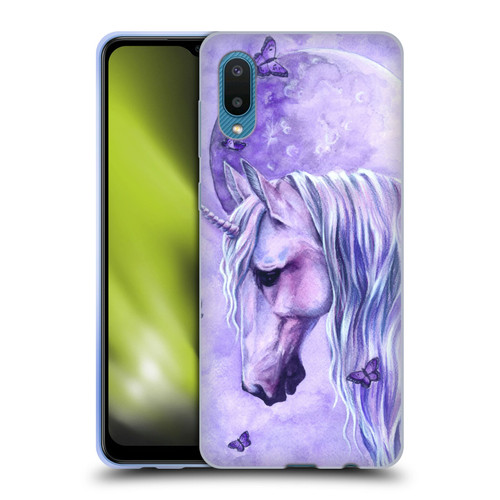 Selina Fenech Unicorns Moonlit Magic Soft Gel Case for Samsung Galaxy A02/M02 (2021)