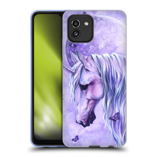 Selina Fenech Unicorns Moonlit Magic Soft Gel Case for Samsung Galaxy A03 (2021)