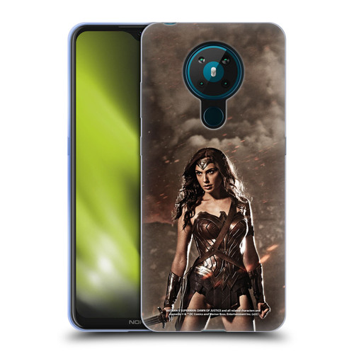 Batman V Superman: Dawn of Justice Graphics Wonder Woman Soft Gel Case for Nokia 5.3