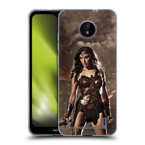 Batman V Superman: Dawn of Justice Graphics Wonder Woman Soft Gel Case for Nokia C10 / C20