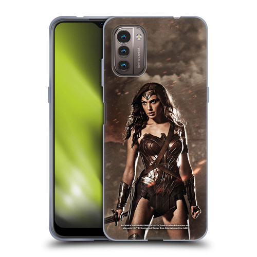 Batman V Superman: Dawn of Justice Graphics Wonder Woman Soft Gel Case for Nokia G11 / G21