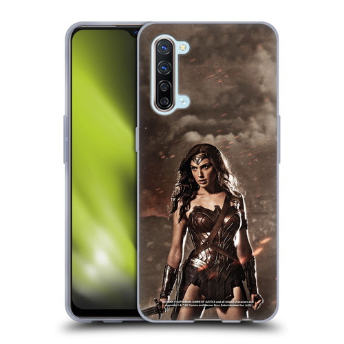 Batman V Superman: Dawn of Justice Graphics Wonder Woman Soft Gel Case for OPPO Find X2 Lite 5G