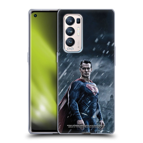 Batman V Superman: Dawn of Justice Graphics Superman Soft Gel Case for OPPO Find X3 Neo / Reno5 Pro+ 5G