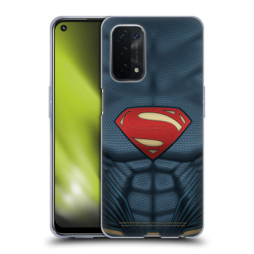 Batman V Superman: Dawn of Justice Graphics Superman Costume Soft Gel Case for OPPO A54 5G