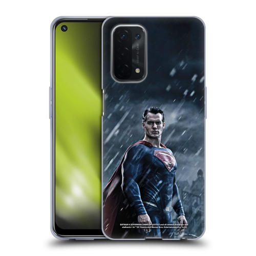Batman V Superman: Dawn of Justice Graphics Superman Soft Gel Case for OPPO A54 5G