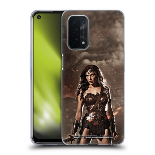 Batman V Superman: Dawn of Justice Graphics Wonder Woman Soft Gel Case for OPPO A54 5G