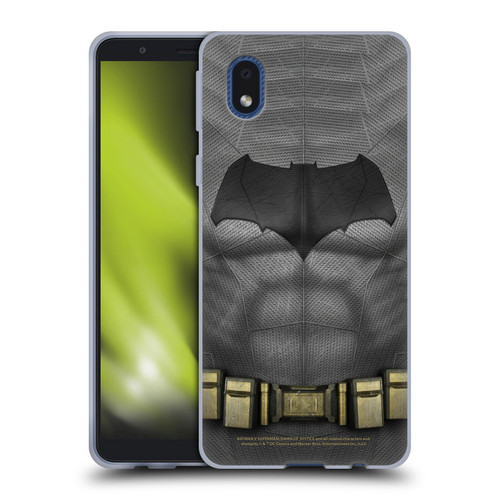 Batman V Superman: Dawn of Justice Graphics Batman Costume Soft Gel Case for Samsung Galaxy A01 Core (2020)