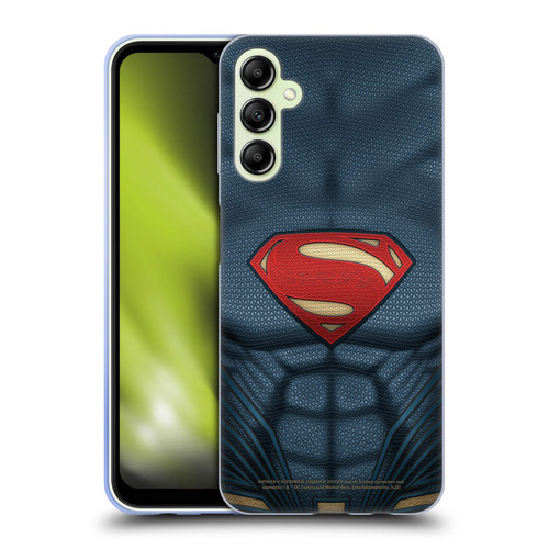Batman V Superman: Dawn of Justice Graphics Superman Costume Soft Gel Case for Samsung Galaxy A14 5G