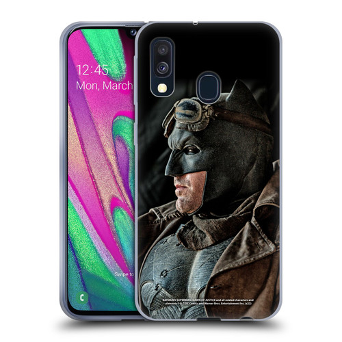 Batman V Superman: Dawn of Justice Graphics Batman Soft Gel Case for Samsung Galaxy A40 (2019)