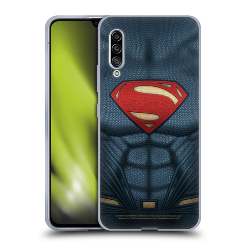 Batman V Superman: Dawn of Justice Graphics Superman Costume Soft Gel Case for Samsung Galaxy A90 5G (2019)