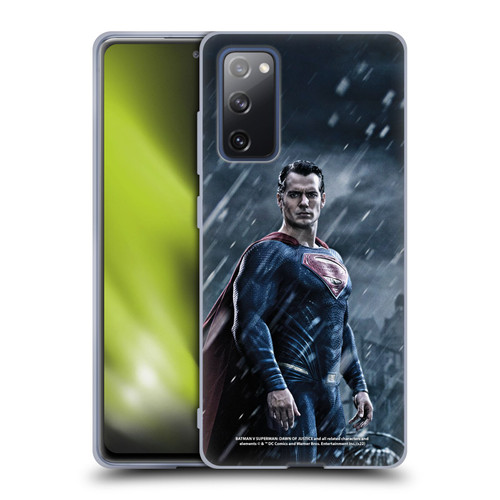 Batman V Superman: Dawn of Justice Graphics Superman Soft Gel Case for Samsung Galaxy S20 FE / 5G