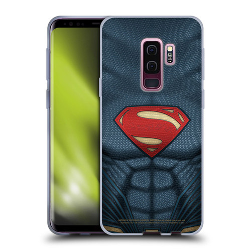 Batman V Superman: Dawn of Justice Graphics Superman Costume Soft Gel Case for Samsung Galaxy S9+ / S9 Plus