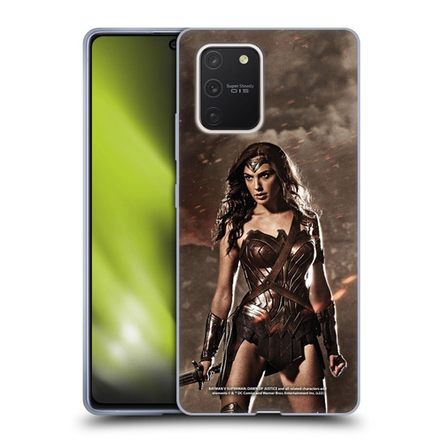 Batman V Superman: Dawn of Justice Graphics Wonder Woman Soft Gel Case for Samsung Galaxy S10 Lite