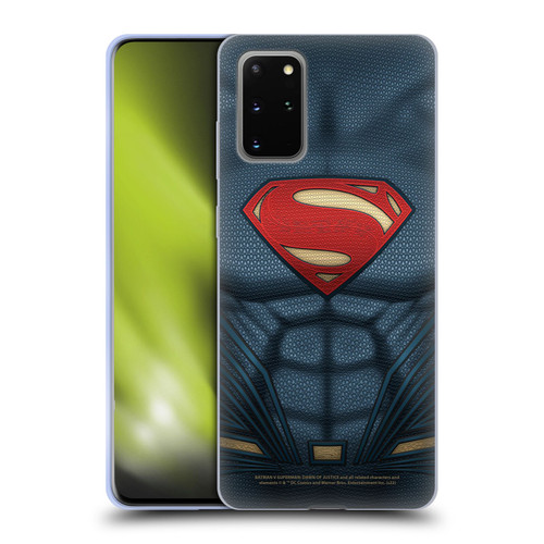 Batman V Superman: Dawn of Justice Graphics Superman Costume Soft Gel Case for Samsung Galaxy S20+ / S20+ 5G