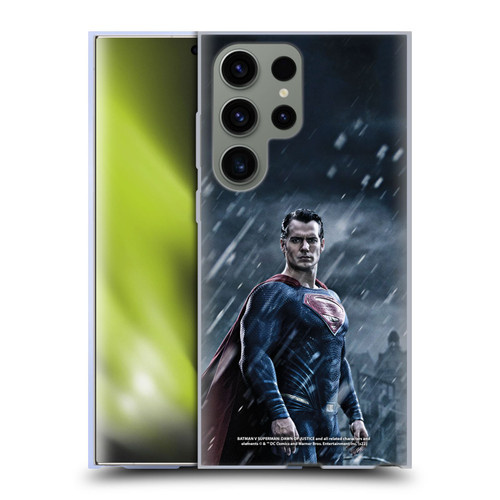 Batman V Superman: Dawn of Justice Graphics Superman Soft Gel Case for Samsung Galaxy S23 Ultra 5G