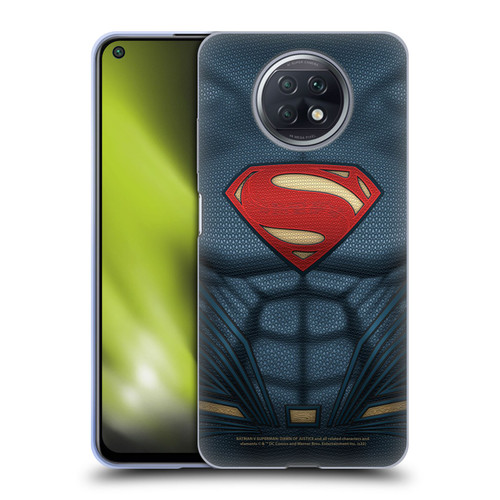 Batman V Superman: Dawn of Justice Graphics Superman Costume Soft Gel Case for Xiaomi Redmi Note 9T 5G
