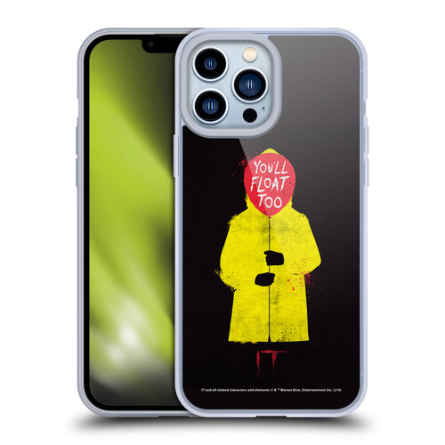 IT Movie Graphics You'll Float Too Soft Gel Case for Apple iPhone 13 Pro Max & MagSafe