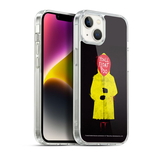 IT Movie Graphics You'll Float Too Soft Gel Case for Apple iPhone 14 Plus & MagSafe