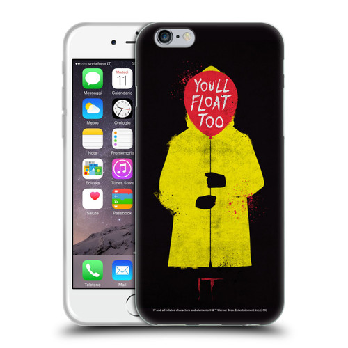 IT Movie Graphics You'll Float Too Soft Gel Case for Apple iPhone 6 / iPhone 6s