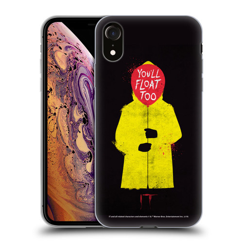 IT Movie Graphics You'll Float Too Soft Gel Case for Apple iPhone XR