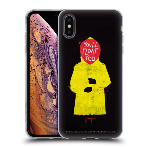 IT Movie Graphics You'll Float Too Soft Gel Case for Apple iPhone XS Max