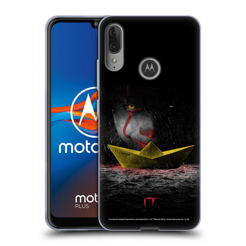 IT Movie Graphics Pennywise 2 Soft Gel Case for Motorola Moto E6 Plus