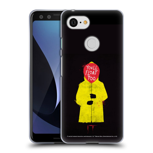IT Movie Graphics You'll Float Too Soft Gel Case for Google Pixel 3