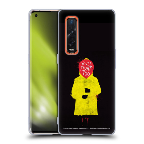 IT Movie Graphics You'll Float Too Soft Gel Case for OPPO Find X2 Pro 5G