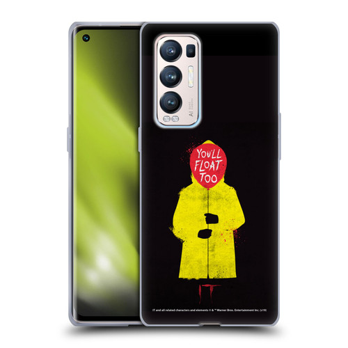 IT Movie Graphics You'll Float Too Soft Gel Case for OPPO Find X3 Neo / Reno5 Pro+ 5G