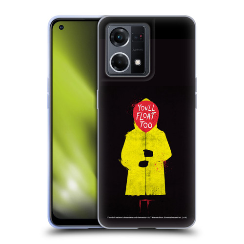 IT Movie Graphics You'll Float Too Soft Gel Case for OPPO Reno8 4G